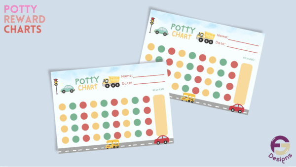 Boys Potty Reward Chart Printable